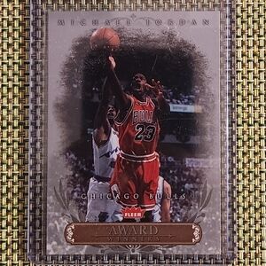 Michael Jordan Fleer Award Winners Card